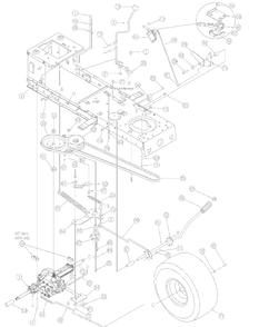 Part Location Diagram of 756-04213 Husky Pulley, Flat Idler